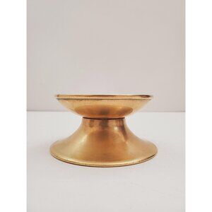 vintage solid brass candle holder Made In italy